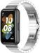 Strap-it Stalen Smartwatch bandje - Geschikt voor Huawei band 7 metalen bandje - zilver