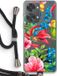 Case Company® - OnePlus Nord 2T Case with Cord - Parrots - Black Cord - All-Around Protection