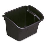 Rubbermaid Commercial Products Bin, Black, 10.5" x 17" x 12.1"