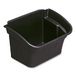 Rubbermaid Commercial Products Bin, Black, 10.5" x 17" x 12.1"