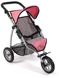 BAYER CHIC 2000 Jogging buggy LEON Melange roze - 2022 Model