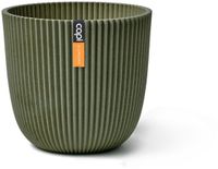 Capi Europe - Pot de fleurs sphérique Groove Made With - 28x27 - Herbe artificielle vert