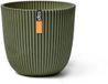 Capi Europe - Pot de fleurs sphérique Groove Made With - 28x27 - Herbe artificielle vert