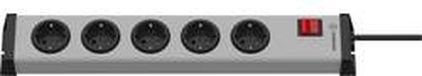 Ehmann 0201x00052303 Stopcontactsplitter Grijs, Zwart Randaarde stekker 1 stuk(s)