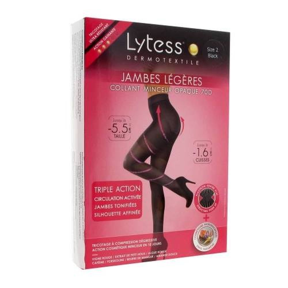 Lytess Lytess Collant Minceur Lichte Benen T2 Zwart 1 st