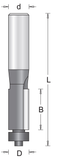 Hikoki Accessoires Hikoki 6 Mm Kantenfrees Met Onderlager 16X50