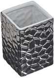Gedy New Martina Tandenborstel, Keramisch, Zilver, 7,5 x 7,5 x 11