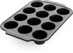 GreenPan Bistro Muffinvorm - 12 muffins - PFAS-vrije antikleeflaag - Keramische bakvorm - Ovenbestendig tot 230°C - Zwart