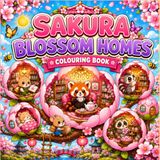 Sakura Blossom Homes Colouring Book