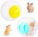 Roue pour hamster, 14,5 cm - Bleu-vert - Lot de 2