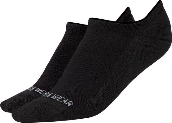 Gorilla Wear Enkelsokken 2-Pack - Zwart - 35-38