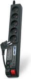 HSK DATA ALP-ACAR504WF---0N power uitbreiding 1,8 m 5 AC-uitgang(en) Binnen Zwart