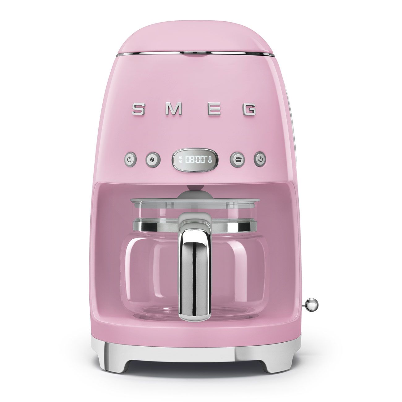 Smeg DCF02PKEU Filter Coffee Machine - Pink - 1.4L - 10 Cups - 1050W