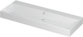 Wastafel INK Unlimited Wastafel Porselein met 1 Kraangat - 1200x450x110 mm - Glans Wit