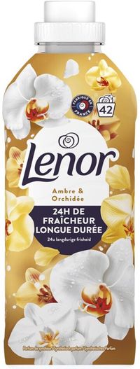 Lenor adoucissant Ambre & Orchidée 42 lavages - 882 ml