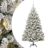 vidaXL Kunstkerstboom 180 cm 300 LED's Warmwit PVC en Staal