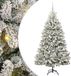 vidaXL Kunstkerstboom 180 cm 300 LED's Warmwit PVC en Staal