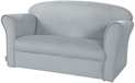Roba Kinderbank Lil Sofa Junior 38 X 78 X 43 Cm Fluweel Grijs