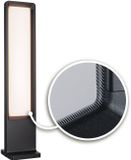 Paulmann LED-bolderlamp Reana IP44 hoekig 832 mm 3000K 2x4W 2x240lm 230V Antraciet Metaal