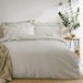 The Linen Yard Hebden Dekbedovertrek Set, Naturel, Super King