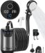 Merkloos / Sans marque Bol Draagbare Campingdouche met Accu - Upgrade Buiten douche met Pomp en Temperatuuraanduiding - 10-snelheden - 8000 mAh Accu voor 3 Uur Gebruik