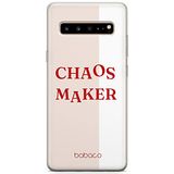 ERT GROUP Telefoonhoes voor Samsung S10 5G origineel en officieel gelicentieerd Babaco patroon Sweet 90's 009 optimaal aan de vorm van de mobiele telefoon aangepast, hoes van TPU