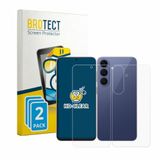 BROTECT - Screenprotector voor Samsung Galaxy S26 FE (Voor+Achter) - Folie Beschermfolie transparant 2 Stuks