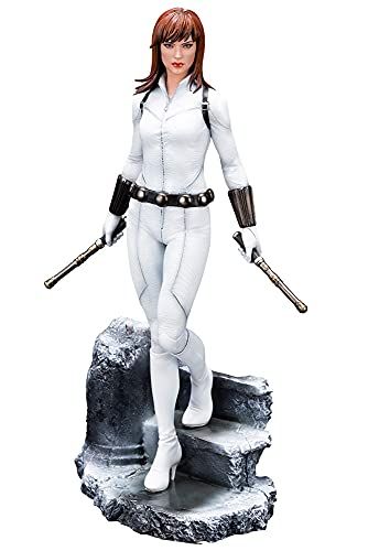 Kotobukiya Marvel Universe ARTFX Premier PVC beeld 1/10 Black Widow White Costume Limited Edition 21 cm