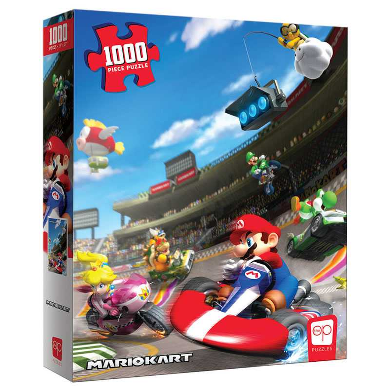 Usaopoly PZ005-678 Mario Kart Puzzel 1000 stukjes, verschillende kleuren