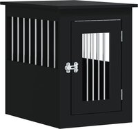 vidaXL Hondenbench 45x62x59 cm bewerkt hout zwart