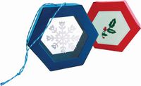 Sizzix Thinlits Die Set Hanging Ornament Box 12pcs
