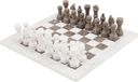 Jeu d'échecs en marbre, 38 cm, fait main, pour adultes