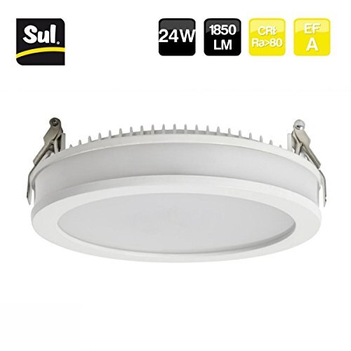 Sulion Surfix inbouwlamp, LED, 24 W, wit