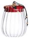 Solidchoice - Set de 6 bocaux en verre avec couvercles en bambou pour le stockage des aliments