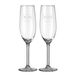 KadoWereld Verres à champagne - 2 pièces, Verre, Transparent, 0,21 L