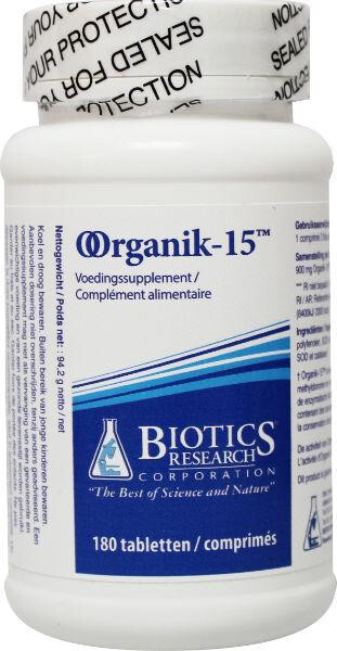 Biotics Organik-15 Tabletten