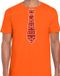 Bellatio Decorations Oranje Koningsdag t-shirt - boeren protest zakdoek stropdas - heren M