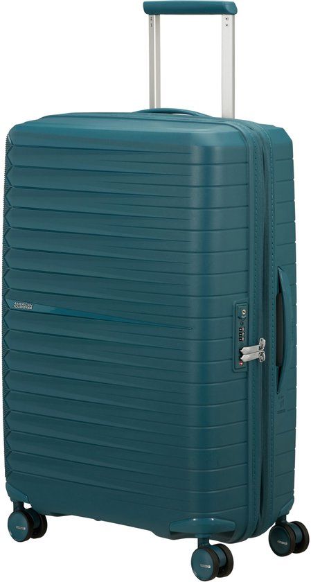 American Tourister Fastforward spinner (4wiel)68/30 - uitbreidbaar - Totally teal - 77 l