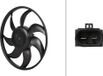 HELLA Ventilateur pour refroidissement moteur, 12V, 168W, 2 pôles, convient entre autres pour OPEL CORSA