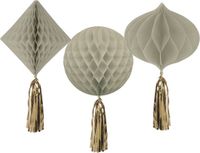 Folat Crème rose honeycombs happy birthday - 3 stuks