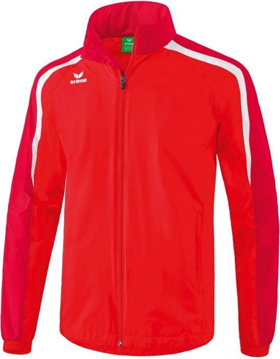 Erima Liga 2.0 allweather jack Sportjas Volwassenen - Rood/Donkerrood/Wit