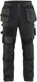 Blåkläder Werkbroek met Kevlar en stretch 1554-1860 - Donkergrijs/Zwart - C62