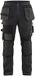 Blåkläder Werkbroek met Kevlar en stretch 1554-1860 - Donkergrijs/Zwart - C62