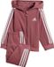 adidas Sportswear Essentials Shiny Trainingspak met Capuchon - Kinderen - Roze - Maat 80