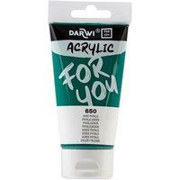 Darwi For You - Phtalo Green Acrylic Paint - 75 ml