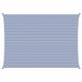 vidaXL Zonneschaduw Blauw en Wit 5 x 7 m 100% Polyester Oxford