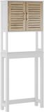 Vicco Looma Toiletkast – 70 x 180 cm met 2 gesloten compartimenten Wit/eiken