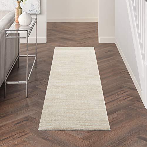 NOURISON Nourison Essentials Solid Contemporary Ivory Beige 2'x10' Runner tapijt, 2'2" X 10'