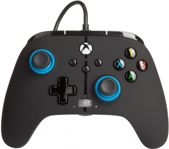 Power A PowerA Enhanced Wired Controller - Black / Blue Hint