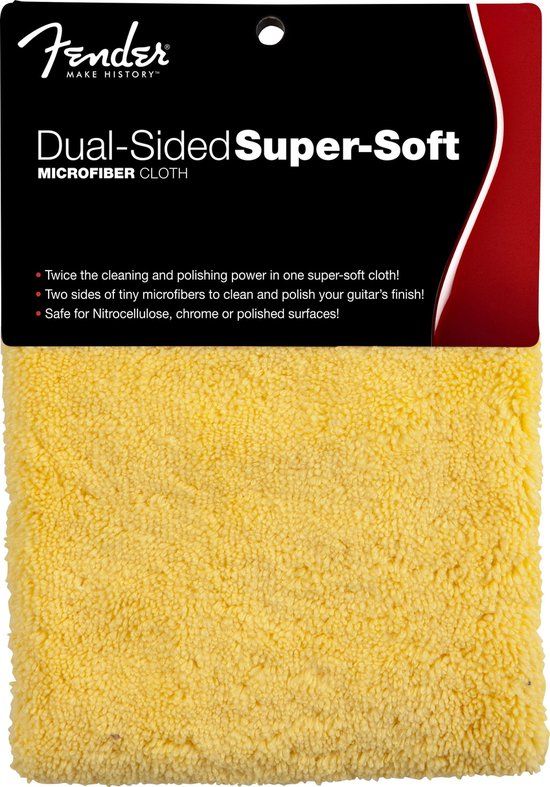 Fender Dual Sided Super Soft Cloth Microfiber - Onderhoudsprodukt voor gitaar